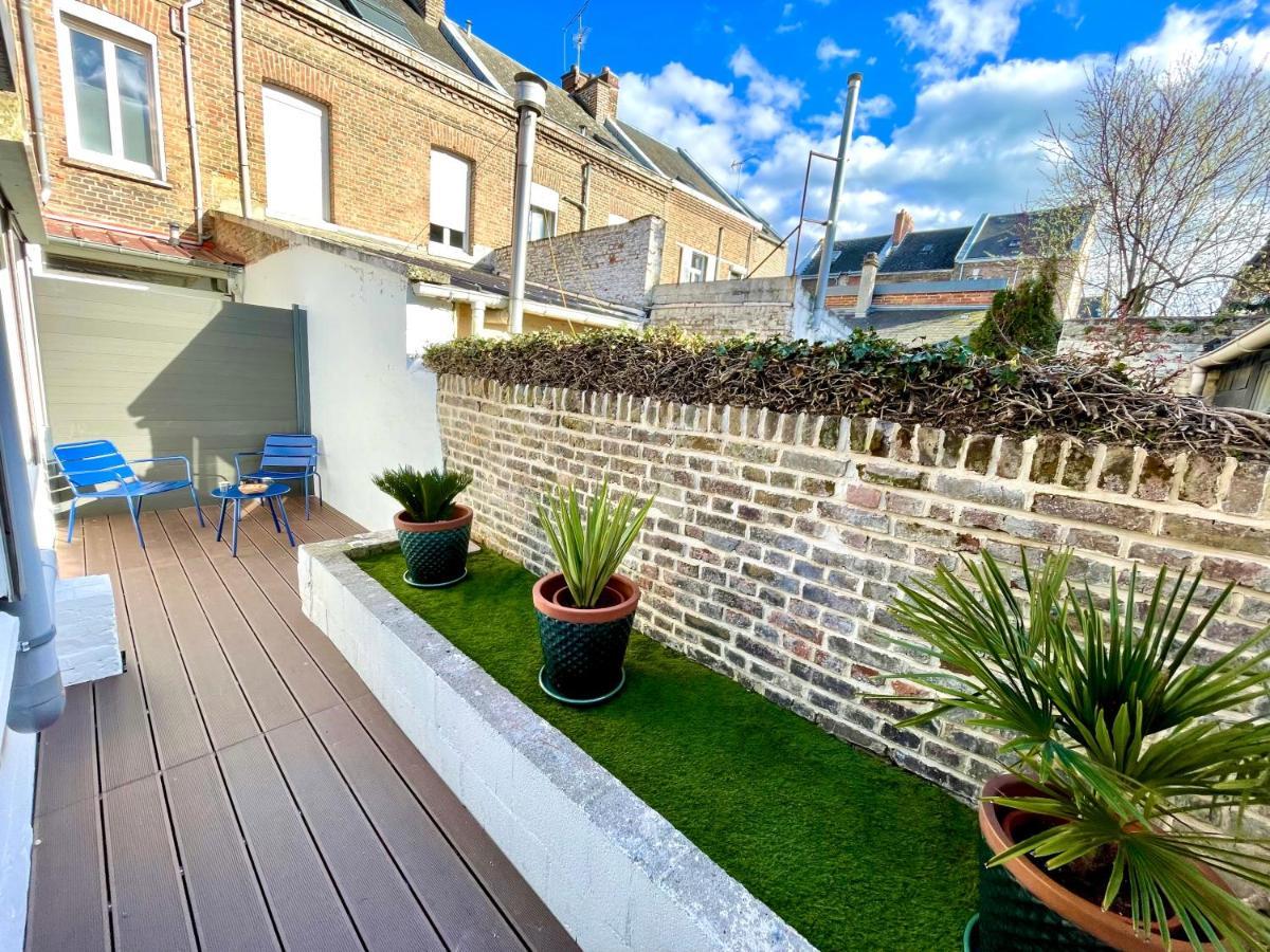 Soleil Levant - T2 Avec Terrasse Proche Gare Amiens Luaran gambar