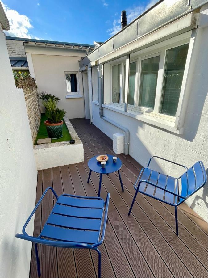 Soleil Levant - T2 Avec Terrasse Proche Gare Amiens Luaran gambar