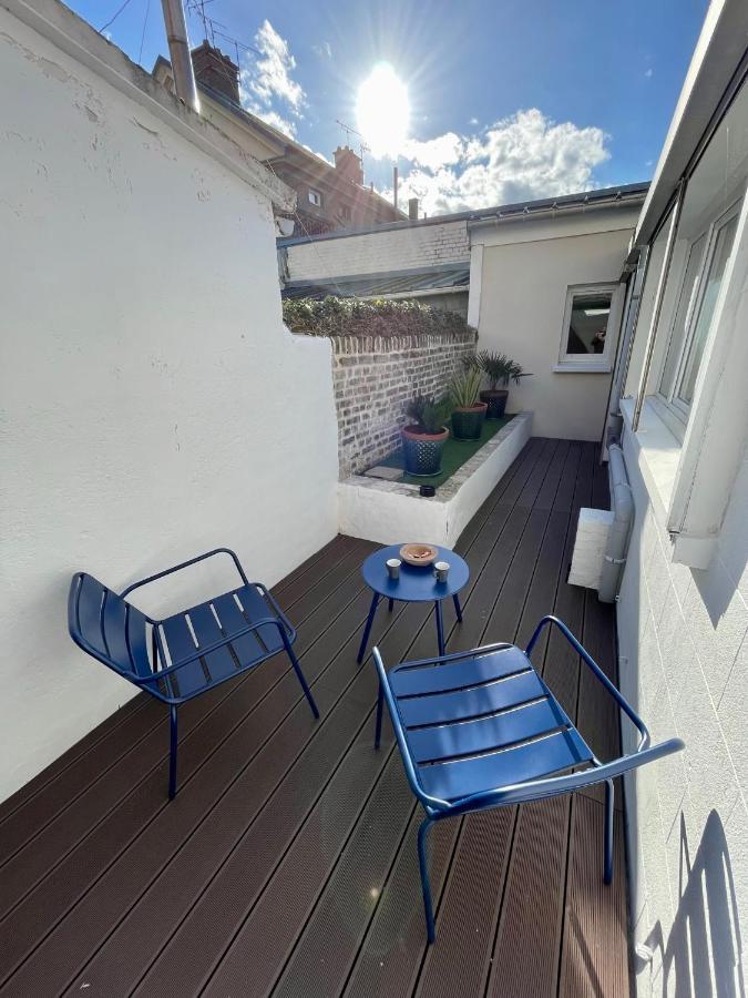 Soleil Levant - T2 Avec Terrasse Proche Gare Amiens Luaran gambar