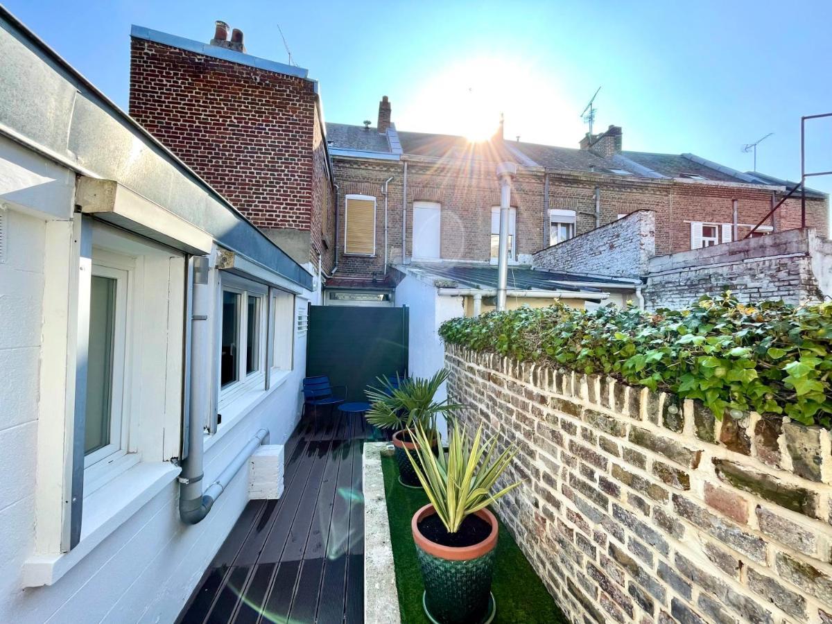 Soleil Levant - T2 Avec Terrasse Proche Gare Amiens Luaran gambar